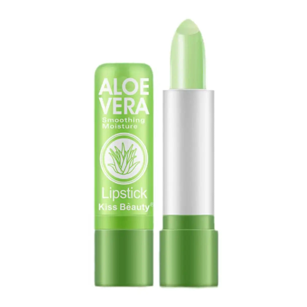 Aloe Vera Color-Changing Lipstick – Hydrating Temperature-Activated Lip Balm
